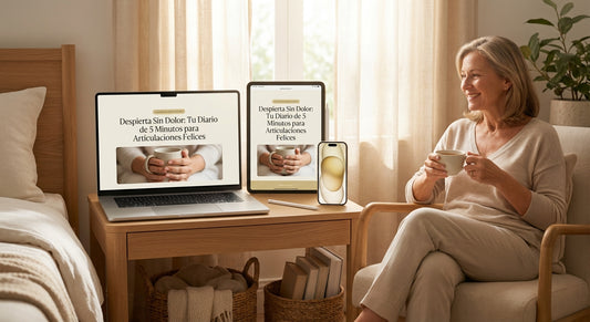 “DESPIERTA SIN DOLOR: TU DIARIO DE 5 MINUTOS PARA ARTICULACIONES FELICES”